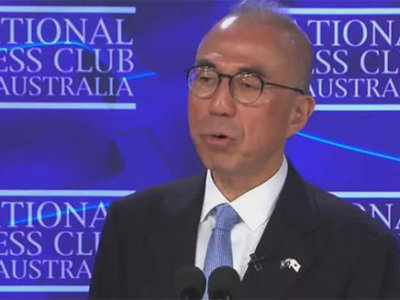 日本驻澳大使：愿意继续与中方对话